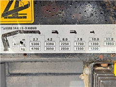 Mercedes AROCS 2640  SKRZYNIA 6,50 m  HIAB 144 B