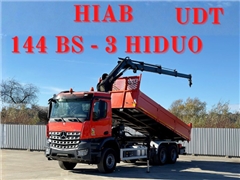 Mercedes AROCS 2640  SKRZYNIA 6,50 m  HIAB 144 B