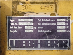 Koparka kołowa LIEBHERR A 900