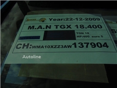 MAN TGX 18.400 +4X2 + DHOLLANDIA LOADLIFT
