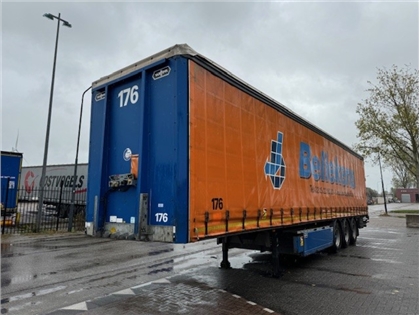 Van Hool 3 AS SCHUIFZEILEN TRAILER, PALLET BOX