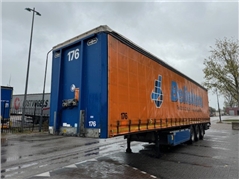 Van Hool 3 AS SCHUIFZEILEN TRAILER, PALLET BOX