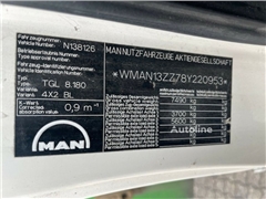 MAN 8.180 TGL Pritsche mit LBW