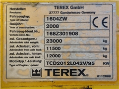 Koparka dwudrogowa ATLAS - TEREX 1604 ZW