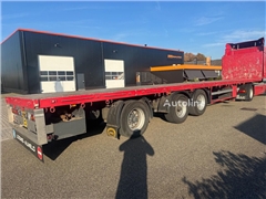 Naczepa platforma Jumbo 3-Axle, steering Axle, Har