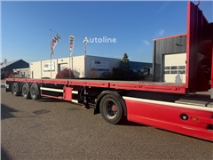 Naczepa platforma Jumbo 3-Axle, steering Axle, Har