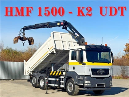 MAN TGS 28.320 WYWROTKA 5,05 m  HMF 1500 - K2