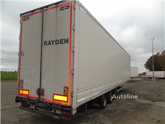 Naczepa furgon Van Hool 2 instock + rollers + hydr