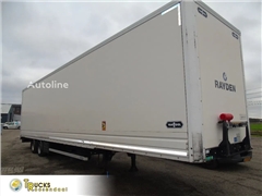 Naczepa furgon Van Hool 2 instock + rollers + hydr