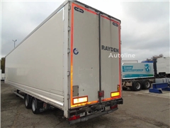 Naczepa furgon Van Hool 2 instock + rollers + hydr