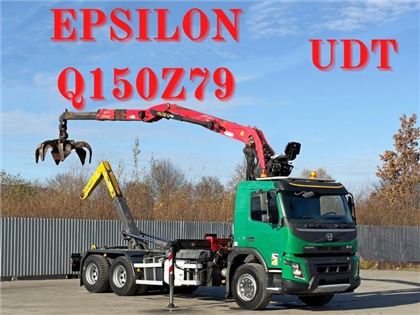 VOLVO FMX 460  HAKOWIEC + EPSILON Q150Z79  STAN