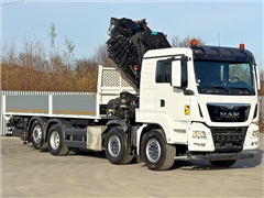 MAN TGS 35.440  SKRZYNIA 6,50 m  HIAB 422 E-7 HI