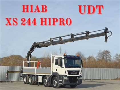 MAN TGS 35.440  HIAB XS 244 HIPRO + PILOT  8x4