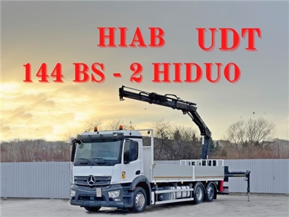 MERCEDES ANTOS 2543 + HIAB 144 BS - 2 HIDUO + PILO