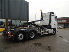 Mercedes Actros Ciężarówka hakowiec Mercedes-Benz Actros 2548 + 6x2 + RETARDER + 132.000km + 20TON HOOK HYVA