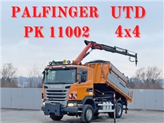 SCANIA R 420  SKRZYNIA 4,15 m + PK 11002 + PILOT