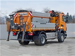 SCANIA R 420  SKRZYNIA 4,15 m + PK 11002 + PILOT