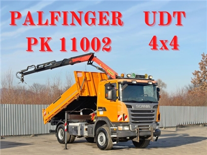 SCANIA G 360  PALFINGER PK 11002  BORDMATIC  ST