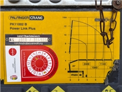 SCANIA G 360  PALFINGER PK 11002  BORDMATIC  ST