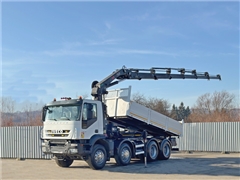 Iveco TRAKKER  WYWROTKA 5,50 m  HIAB 211 E - 6 H