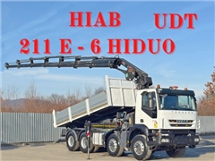 Iveco TRAKKER  WYWROTKA 5,50 m  HIAB 211 E - 6 H