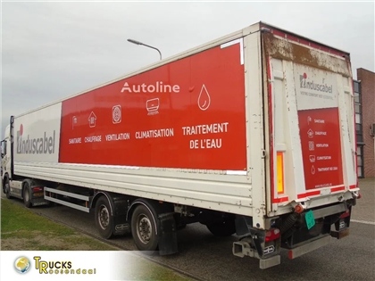 Naczepa furgon Van Hool 2x saf + lift