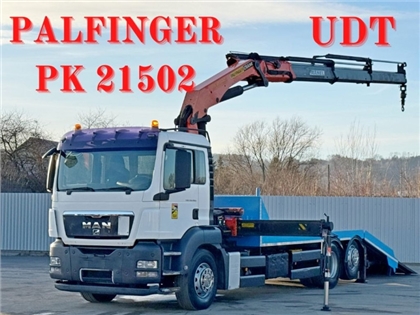 MAN TGS 26.400  AUTOLAWETA 7,70m + PALFINGER PK 2