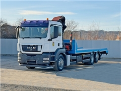 MAN TGS 26.400  AUTOLAWETA 7,70m + PALFINGER PK 2