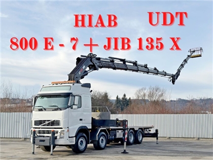 VOLVO FH12 460  SKRZYNIA 6,60 m  HIAB 800 E - 7