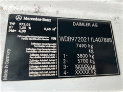 Mercedes 822 4x2 Atego Meiller