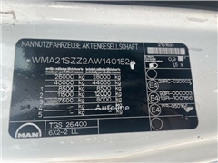 MAN 26.400 6x2 TGS Meiller 2065/AHK