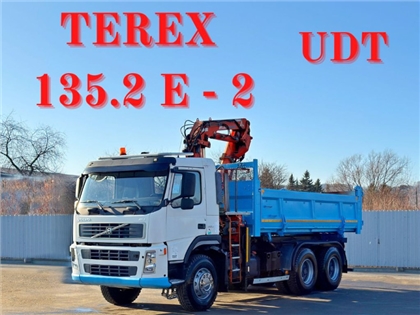 VOLVO FM 380  WYWROTKA 5,10m + ATLAS TEREX 135.2M