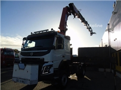 Volvo FM Ciągnik siodłowy Volvo FMX 500 + 4x4 + HMF 4020 4x + JIB 4x 30 METER + REMOTE