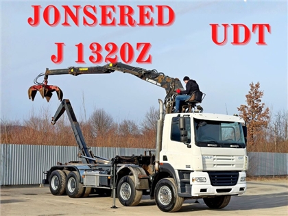 DAF CF 85.430  Hakowiec  JONSERED J1320Z  8x4