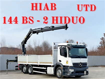 MERCEDES ANTOS 2545 + HIAB 144 BS - 2 HIDUO + PILO