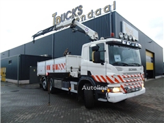 Scania P360 6X2 + HMF 1420 K2 + REMOTE + TIPPER + EURO 5