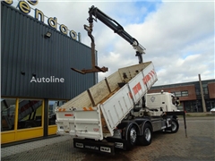 Scania P360 6X2 + HMF 1420 K2 + REMOTE + TIPPER + EURO 5