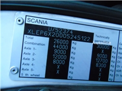 Scania P360 6X2 + HMF 1420 K2 + REMOTE + TIPPER + EURO 5