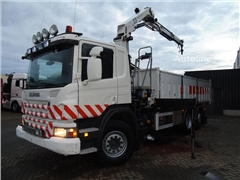Scania P360 6X2 + HMF 1420 K2 + REMOTE + TIPPER + EURO 5