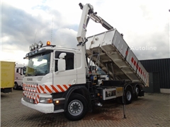 Scania P360 6X2 + HMF 1420 K2 + REMOTE + TIPPER + EURO 5