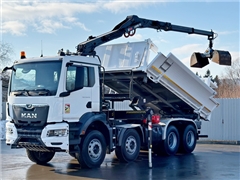 MAN TGS 35.470  WYWROTKA 5,10 m + PILOT  HIAB Z