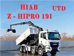 MAN TGS 35.470  WYWROTKA 5,10 m + PILOT  HIAB Z