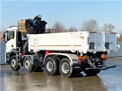 MAN TGS 35.470  WYWROTKA 5,10 m + PILOT  HIAB Z