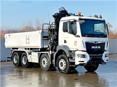 MAN TGS 35.470  WYWROTKA 5,10 m + PILOT  HIAB Z