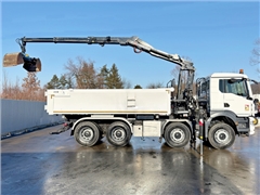MAN TGS 35.470  WYWROTKA 5,10 m + PILOT  HIAB Z