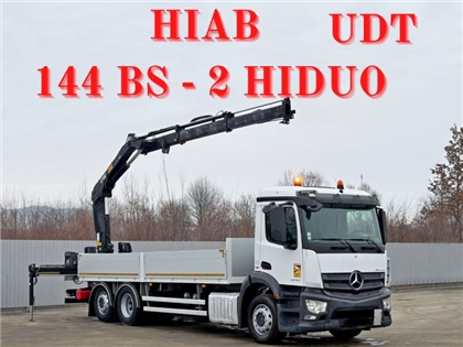 MERCEDES ANTOS 2540 + HIAB 144 BS - 2 HIDUO + PILO
