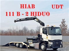 RENAULT T 380  LAWETA 7,40 m  HIAB 111 B - 2 HID