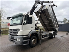 Mercedes 1824 4x2 Axor Schlachtmüllwagen/Kran