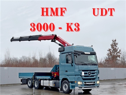 Mercedes Actros 2548  SKRZYNIA 6,10 m + HMF 3000