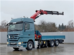 Mercedes Actros 2548  SKRZYNIA 6,10 m + HMF 3000
